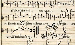 Excerpt of old music