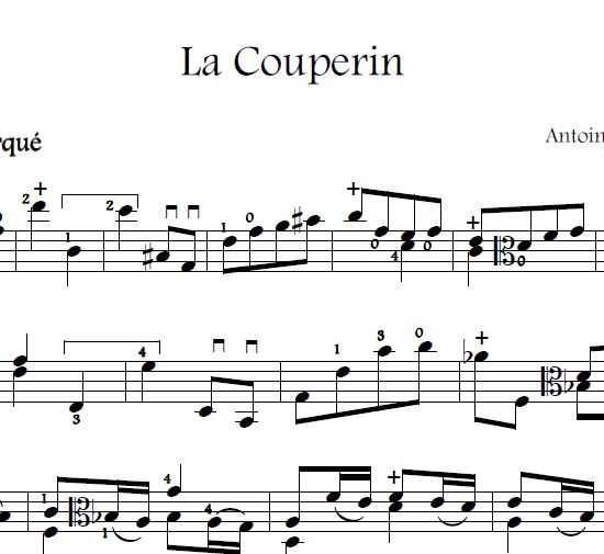 La Couperin notes